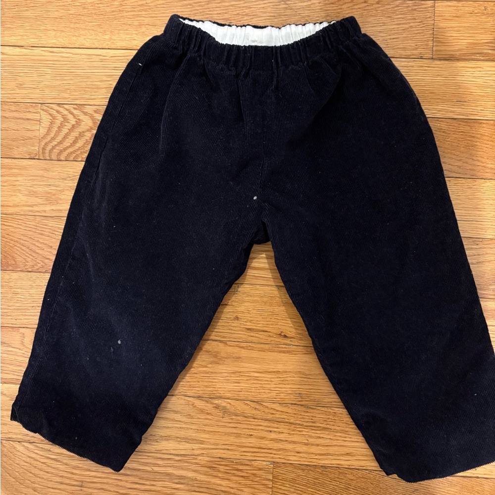 Oscar De La Renta navy corduroy pants 2T